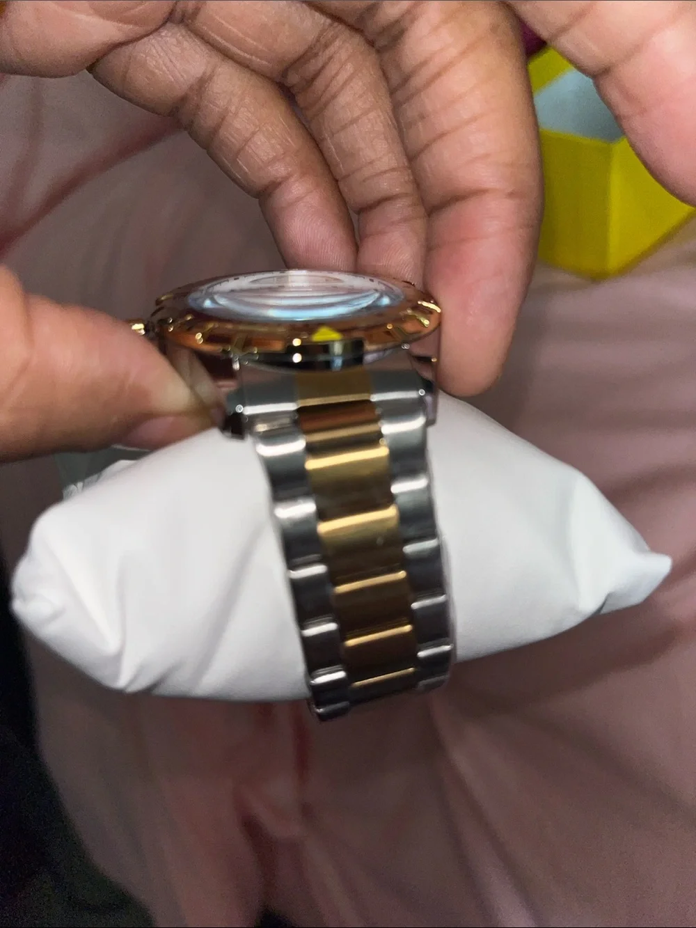Invicta Silver and Gold Two-Tone Bracelet Watch